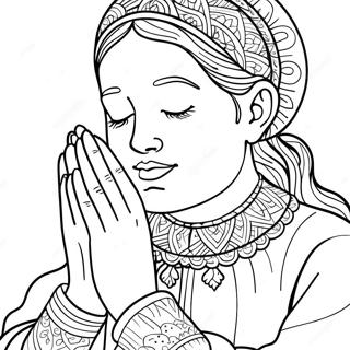 Prayer Coloring Pages