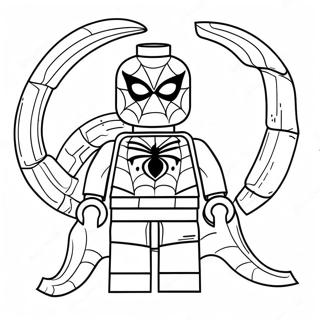 Lego Spiderman Coloring Pages