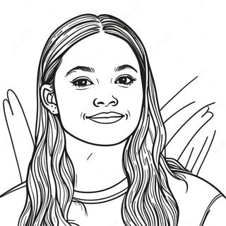 Olivia Rodrigo Album Cover Coloring Page 73704-17182