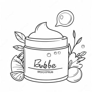 Bubble Skincare Coloring Pages