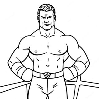 Tracing Wwe Coloring Page 73829-17268