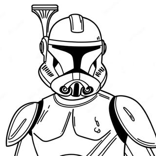 Clone Trooper Coloring Pages