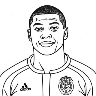 Mbappe Coloring Page 73983-17386