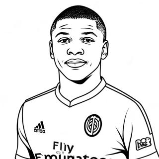 Mbappe Coloring Page 73983-17388