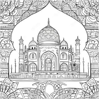 Islamic Art And Architecture Coloring Page 74038-17442