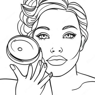 Skincare Coloring Pages