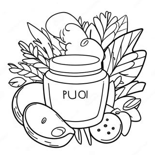 Skincare Coloring Page 74085-17466