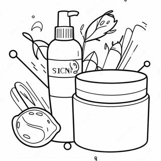 Skincare Coloring Page 74085-17468