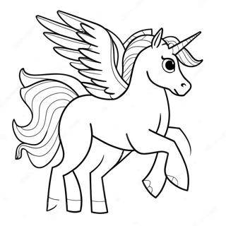 Pegasus Coloring Page 74111-17486