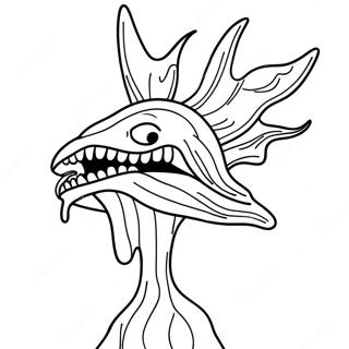 Siren Head Coloring Pages