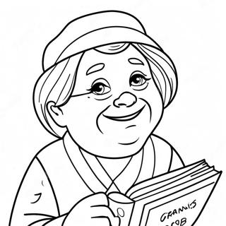 Bluey Grannies Coloring Page 74265-17606