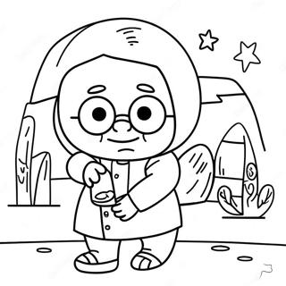 Adventurous Bluey Grannies Coloring Page 74268 17619