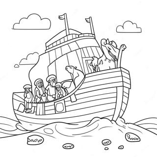 Noah's Ark Coloring Pages