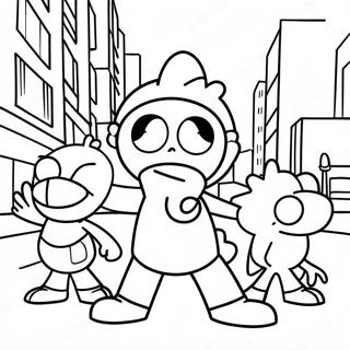 Big City Greens Coloring Pages