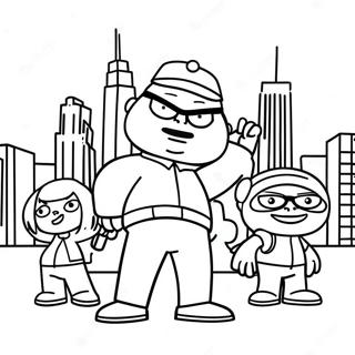 Big City Greens Coloring Page 74443-17746