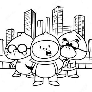 Big City Greens Coloring Page 74443-17747