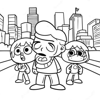 Big City Greens Coloring Page 74443-17748