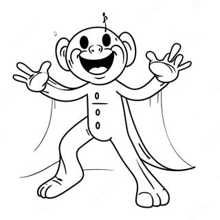 Unspeakable Character In Action Coloring Page 74469-17769