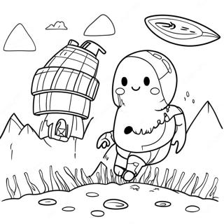 Epic Unspeakable Adventure Coloring Page 74472-17784