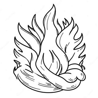 Fire Coloring Pages