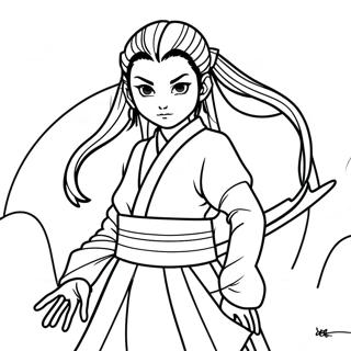 Nezuko In Demon Form Coloring Page 7460-2610