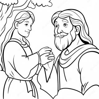 Beautiful Bible Stories Coloring Page 74676-17933
