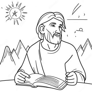 Beautiful Bible Stories Coloring Page 74676-17934