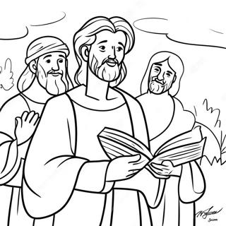 Beautiful Bible Stories Coloring Page 74676-17936