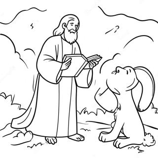 Colorful Bible Illustrations Coloring Page 74677 17940