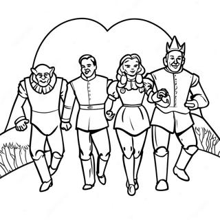 Wizard Of Oz Coloring Pages