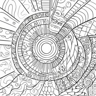 Optical Illusion Coloring Page 74725-17968