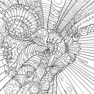 Mind Bending Optical Illusion Coloring Page 74726-17969