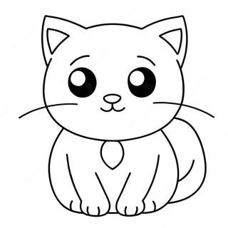 Cartoon Cat Coloring Pages