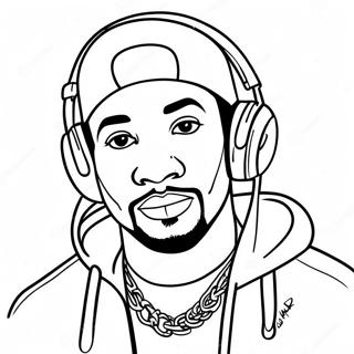 Hip Hop Coloring Pages