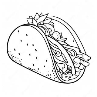 Taco Coloring Pages