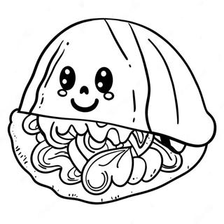 Taco Coloring Page 74801-18026