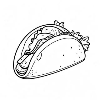 Taco Coloring Page 74801-18027