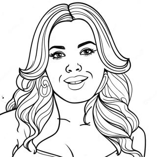 Karol G Coloring Pages