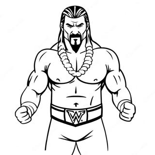 Wwe Coloring Page 74853-18066