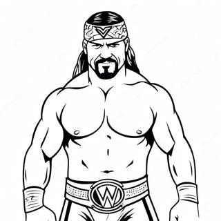 Vibrant Wwe Wrestler Entrance Coloring Page 74856-18080