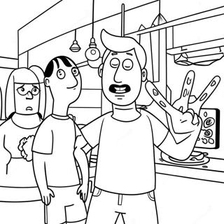 Bob's Burgers Coloring Pages