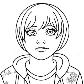 Emo Coloring Pages