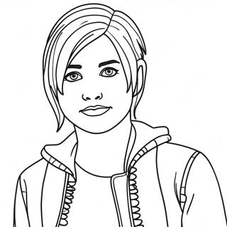 Emo Coloring Page 75008-18188