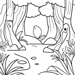 Lush Tropical Rainforest Coloring Page 75036-18215