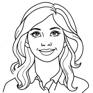 Pretty Girl Coloring Pages