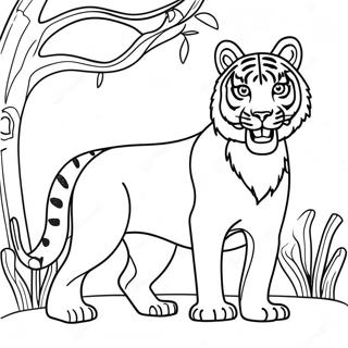 Realistic Animal Coloring Pages