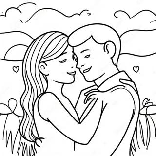 Love Relationship Coloring Page 75214-18345