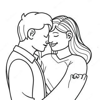 Love Relationship Coloring Page 75214-18347