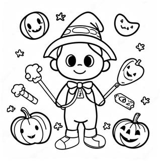 Trick Or Treat Coloring Pages