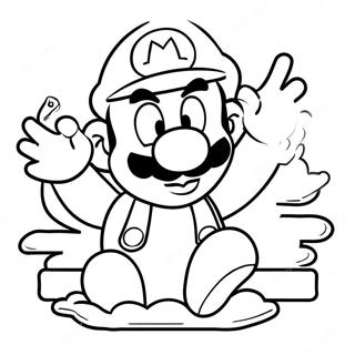 Mario Wonder Coloring Pages